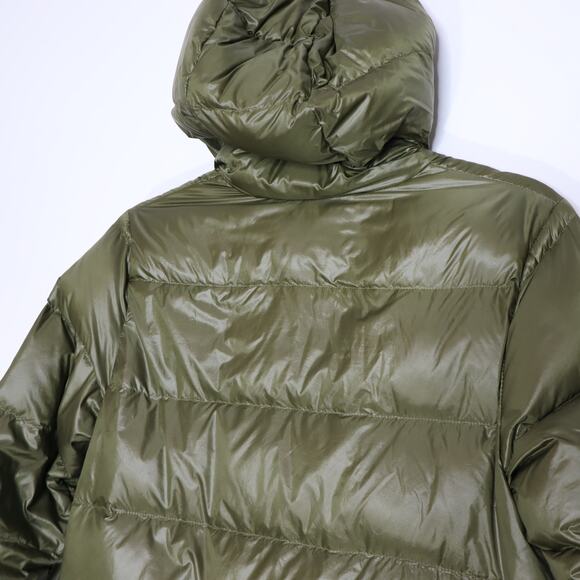 PATAGONIA Raven Rocks Hoody Puffer Jacket Forest Green 700 Fill Women's S - Picture 6 of 11